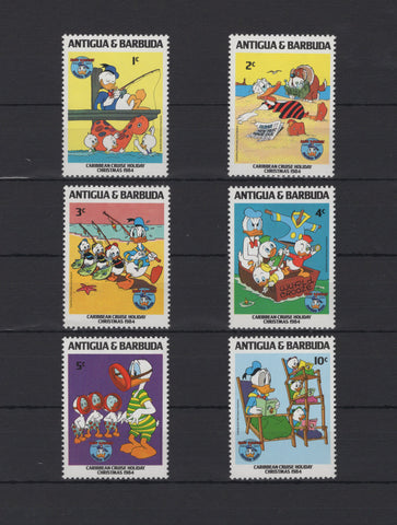 Disney Stamps Caribbean Cruise Holiday Christmas Serie Set of 6 Stamps MNH