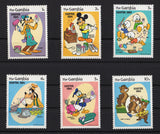 Disney Stamps 1984  Set of 6 Stamps MNH