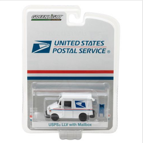 Greenlight United States Postal Service USPS LLV Truck with Mailbox