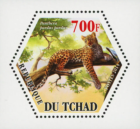 African Fauna Panthera Mini Souvenir Sheet Mint NH