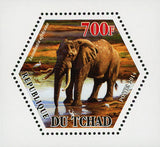 African Fauna Wild Animal Elephant Mini Souvenir Sheet Mint NH
