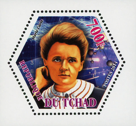Scientific Famous Marie Curie Mini Souvenir Sheet Mint NH