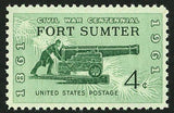 USA American Civil War Centennial Fort Summer Individual Stamp Mint NH