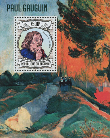 Paul Gauguin Painter Art Famous Souvenir Sheet Mint NH
