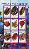 Fauna Of The Seabed Star Seashell Souvenir Sheet of 9 Stamps Mint NH