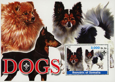 Dog Pet Domestic Animal Souvenir Sheet Mint NH