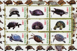 Turtle Marine Fauna Ocean Life Souvenir Sheet of 9 Stamps Mint NH