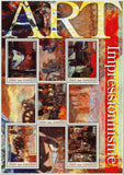 Impresionism Art Movement Souvenir Sheet of 5 Stamps Mint NH
