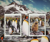 Chile Stamp Chilean Antarctic King Penguin Souvenir Sheet of 2 MNH