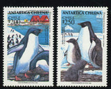 Chile Stamp Chilean Antarctic Penguin Adelie Set of 2 Stamps MNH