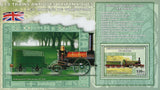 Antique English Train Stirling 8ft single Transportation Sov. Sheet Mint NH