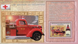 Antique Fireman Firefighter Vehicle Truck Denis Type N Transportation Sov.