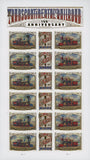 USA Transcontinental Railroad Golden Spike Forever Jupiter Sheet of 18 Stamp MNH