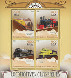 Madagascar Classic Locomotive Union Pacific General II Transportation Sov. Sheet