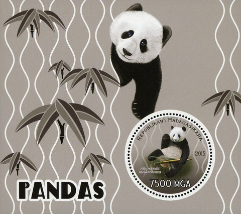 Giant Panda Ailuropoda Melanoleuca Souvenir Sheet Mint NH
