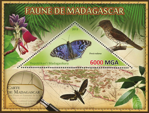 Fauna Wild Animal Precis Radama Souvenir Sheet Mint NH