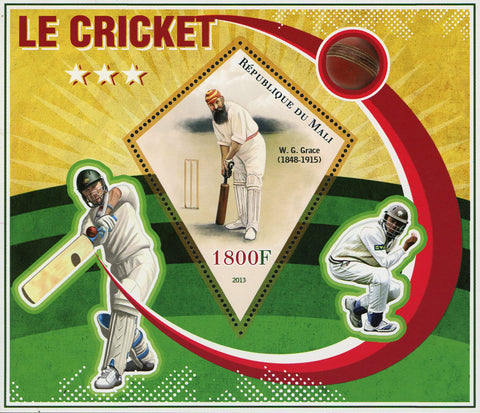 Cricket Sport W. G. Grace Sov. Sheet Mint NH