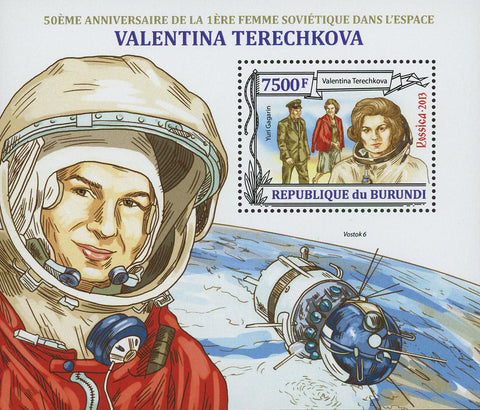 Valentina Tereshkova Woman Space Sov. Sheet MNH
