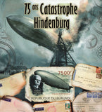 Hindenbug Disaster Hot Air Balloon Souvenir Sheet Mint NH