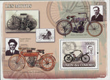 Motorcycle Harley Davidson Transportation Souvenir Sheet MNH