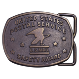 United States Postal Service Safety Award Belt Buckle