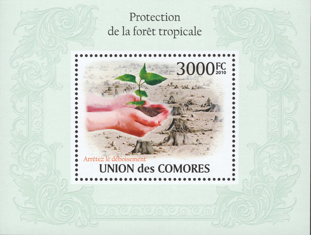 Tropical Forest Protection Souvenir Sheet Mint NH
